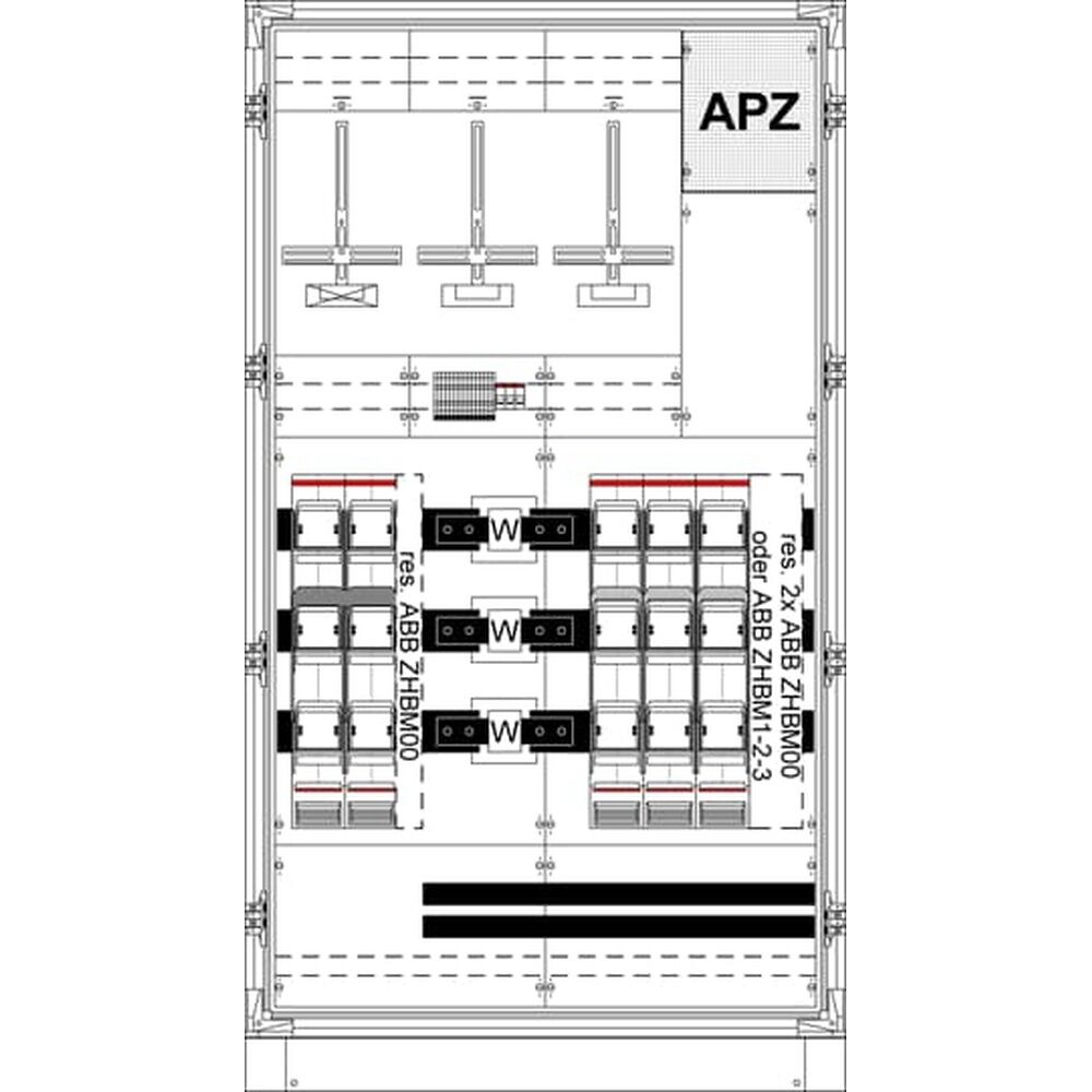 Striebel & John Mess und Wandlerschrank 2CPX032979R9999 Typ KS4226Z