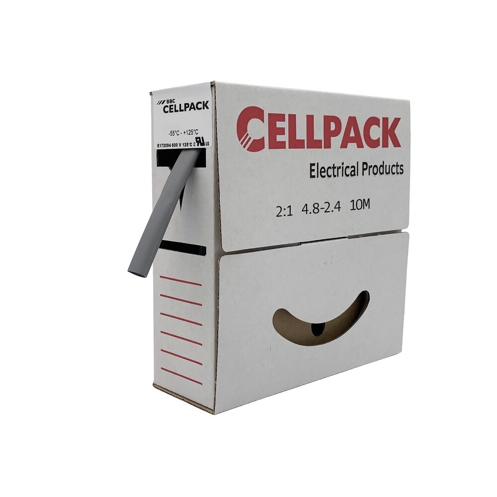 Cellpack Warmschrumpfschlauch 144433 Typ SB/4.8-2.4/GY/10m
