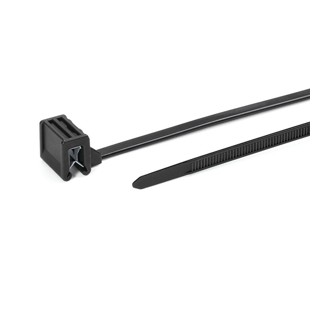 Hellermann Tyton Befestigungsbinder 126-00426 Typ T50SOSEC34E-PA66HS-BK (500)