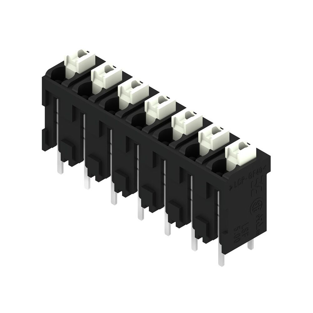 Weidmüller Leiterplattenklemme 1876220000 Typ LSF-SMT 5.00/07/180 3.5SN BK RL