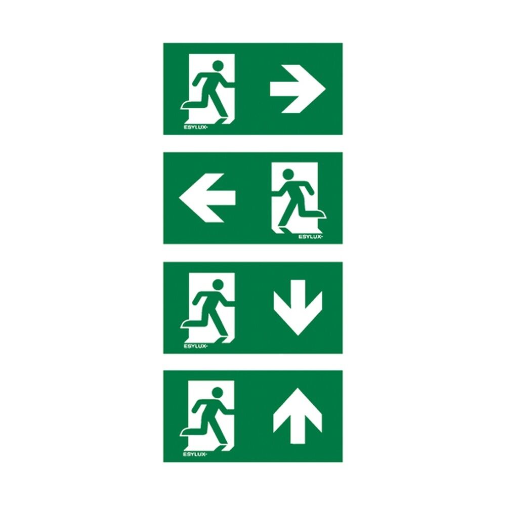 ESYLUX Piktogramm Satz EN10077142 Typ SLX 24 High Cover Piktogramm-Satz 1 (Ersatz) 