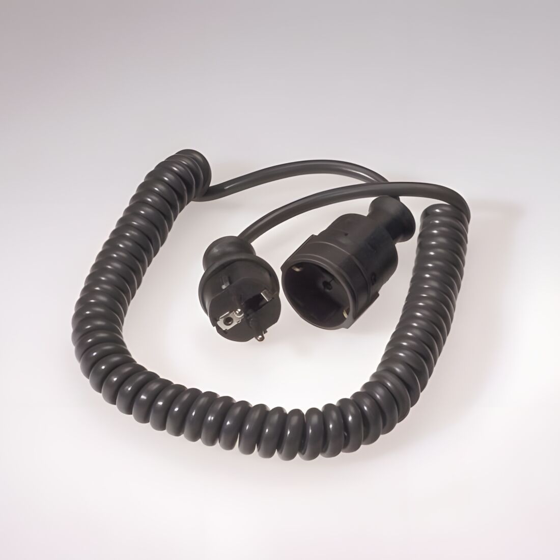 Schaum Schutzkontakt Spiralverlängerung 429041