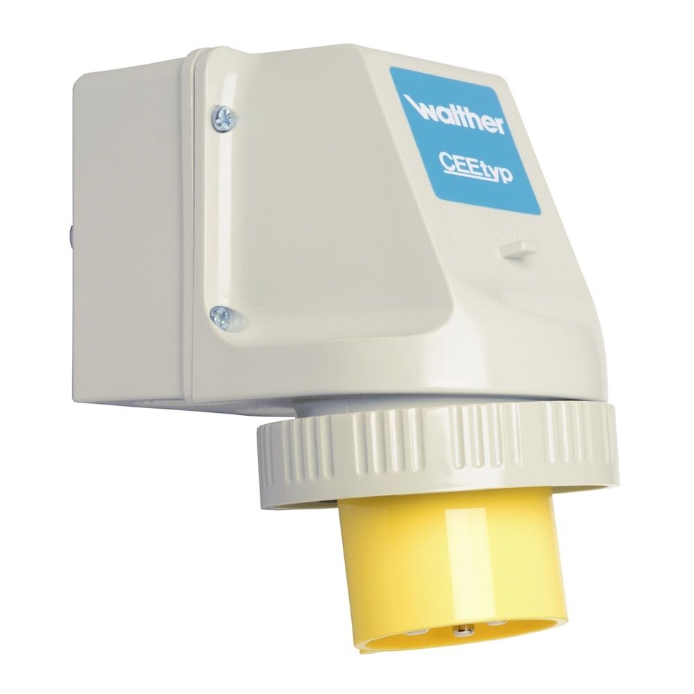 Walther-Werke Wasserdichter Wandgerätestecker 638404