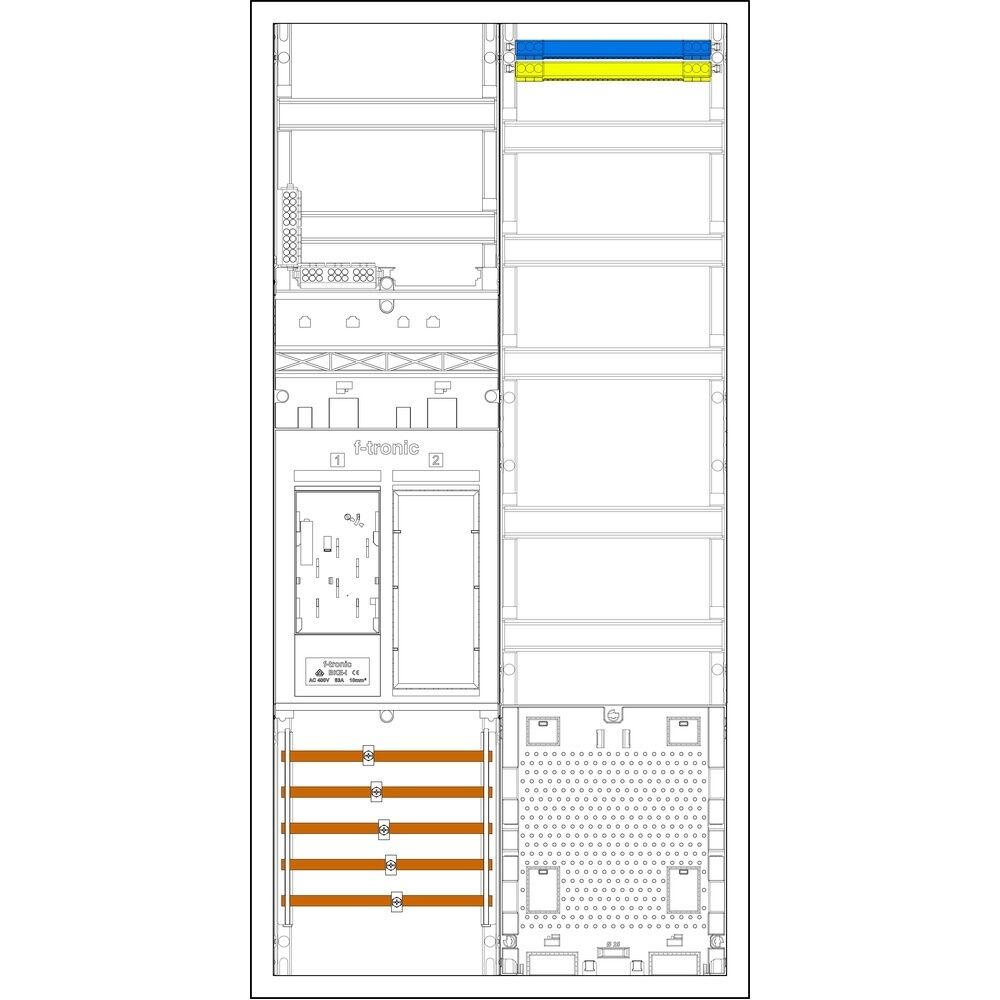 f-tronic Komplettschrank 7195050 Typ EHZ721APZL