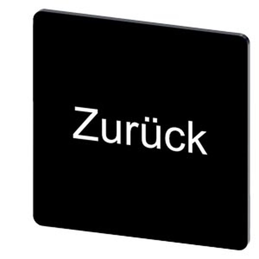 Siemens Bezeichnungsschild 3SU1900-0AE16-0AG0