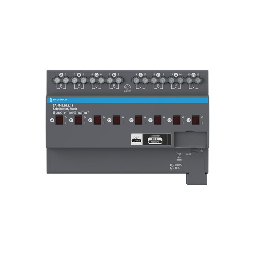 Busch-Jaeger Schaltaktor SA-M-8.16.2.12 Typ 2CDG510026R0021