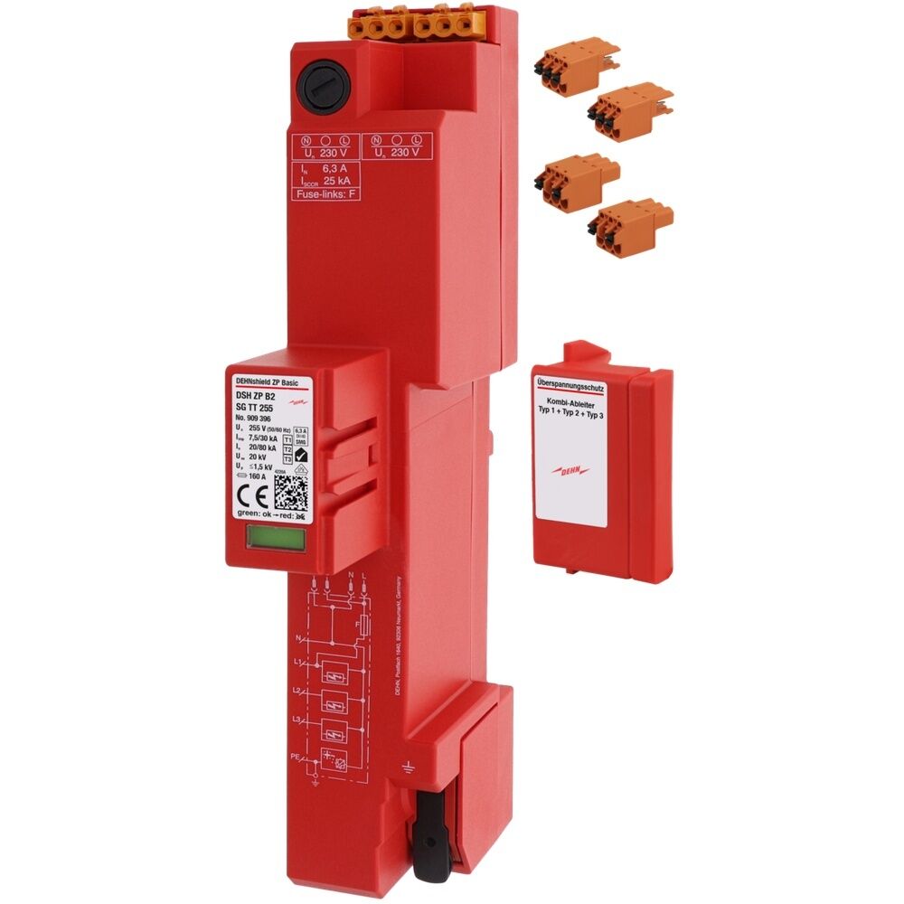 Dehn + Söhne Kombi Ableiter 909396 Typ DSH ZP B2 SG TT 255