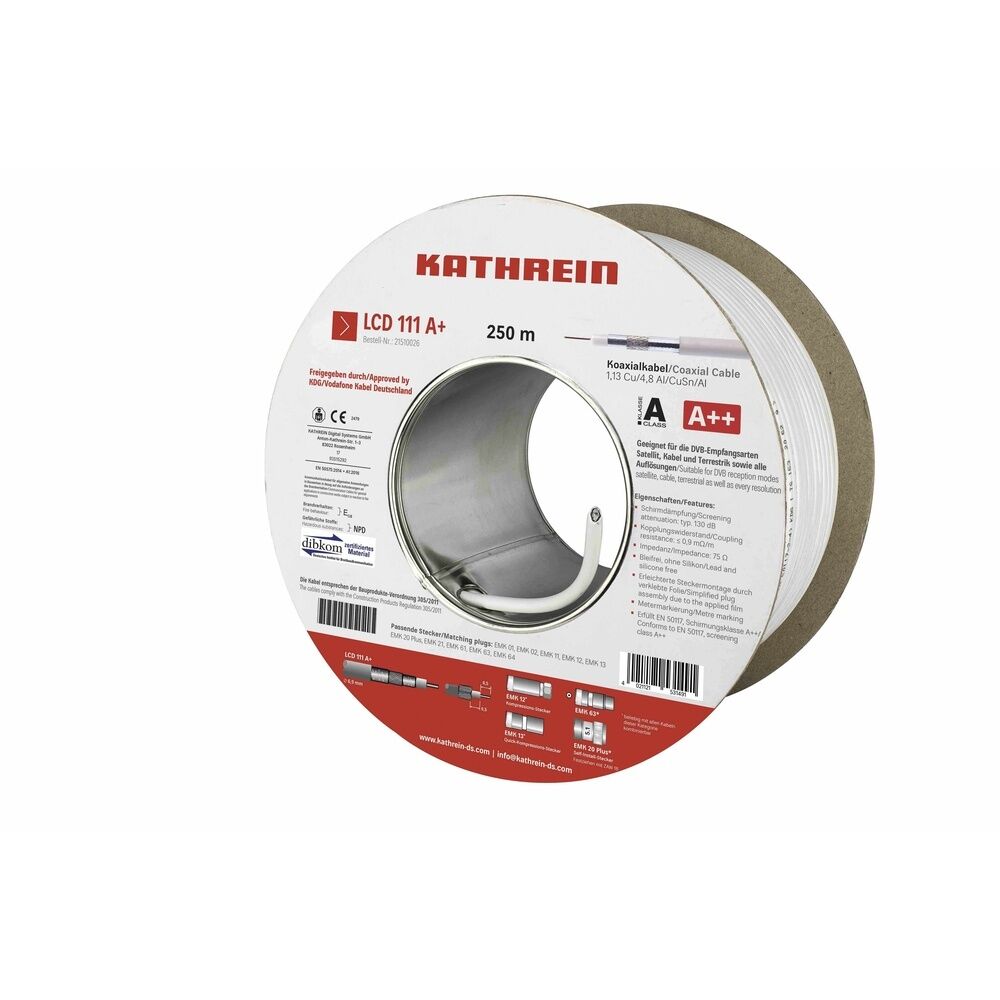Kathrein Koaxialkabel 21510026 Typ LCD111A+ 