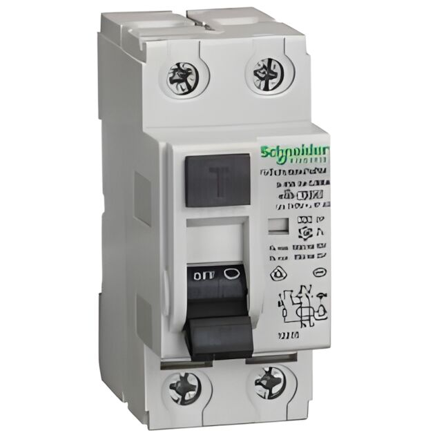 Telemecanique RCCB 2-polig 25A 30mA unverzögert, Klasse A 12230