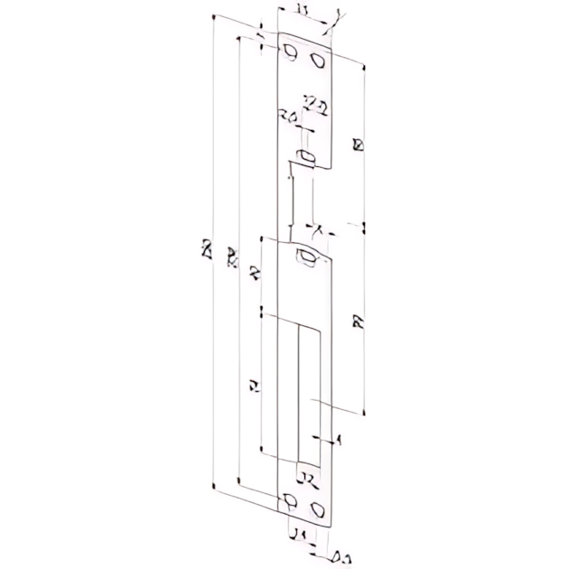 Assa Abloy Flachschließblech -------18B35-01