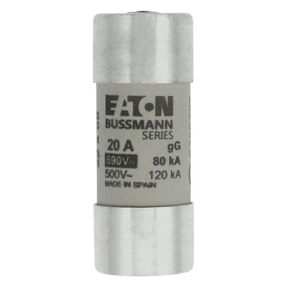 Eaton Sicherungseinsatz C22G20S Typ CYL GG 22,2X58 20A/STR