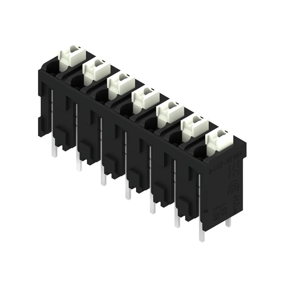 Weidmüller Leiterplattenklemme 1875750000 Typ LSF-SMT 5.08/07/180 3.5SN BK RL