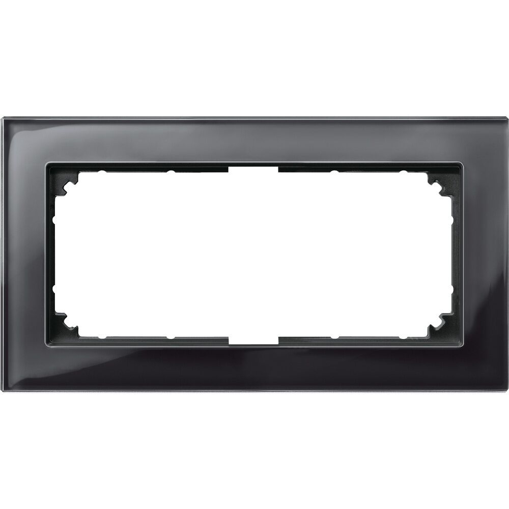 Merten Echtglasrahmen 2fach 487803