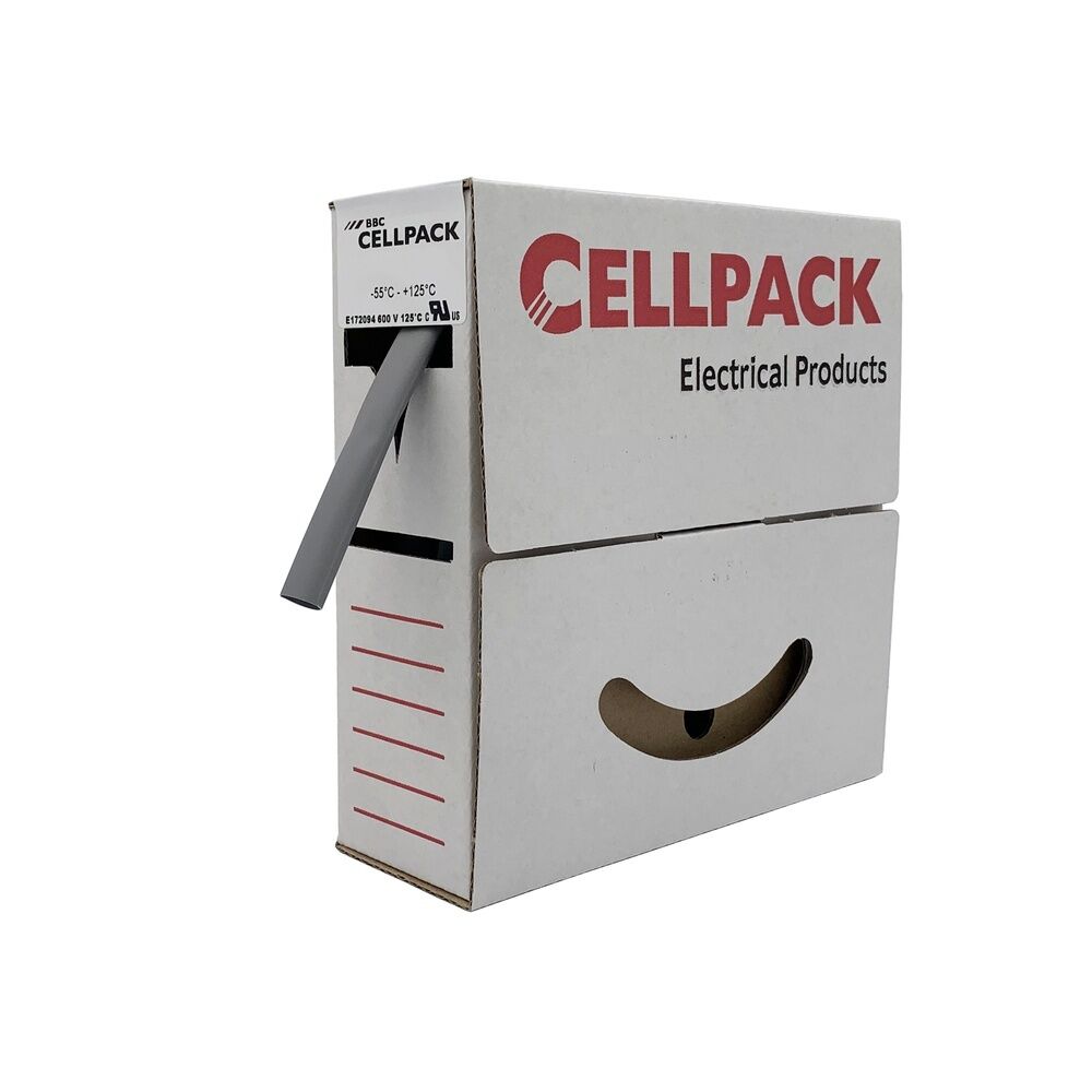 Cellpack Warmschrumpfschlauch 203677 Typ SB/9-3/GY/10m