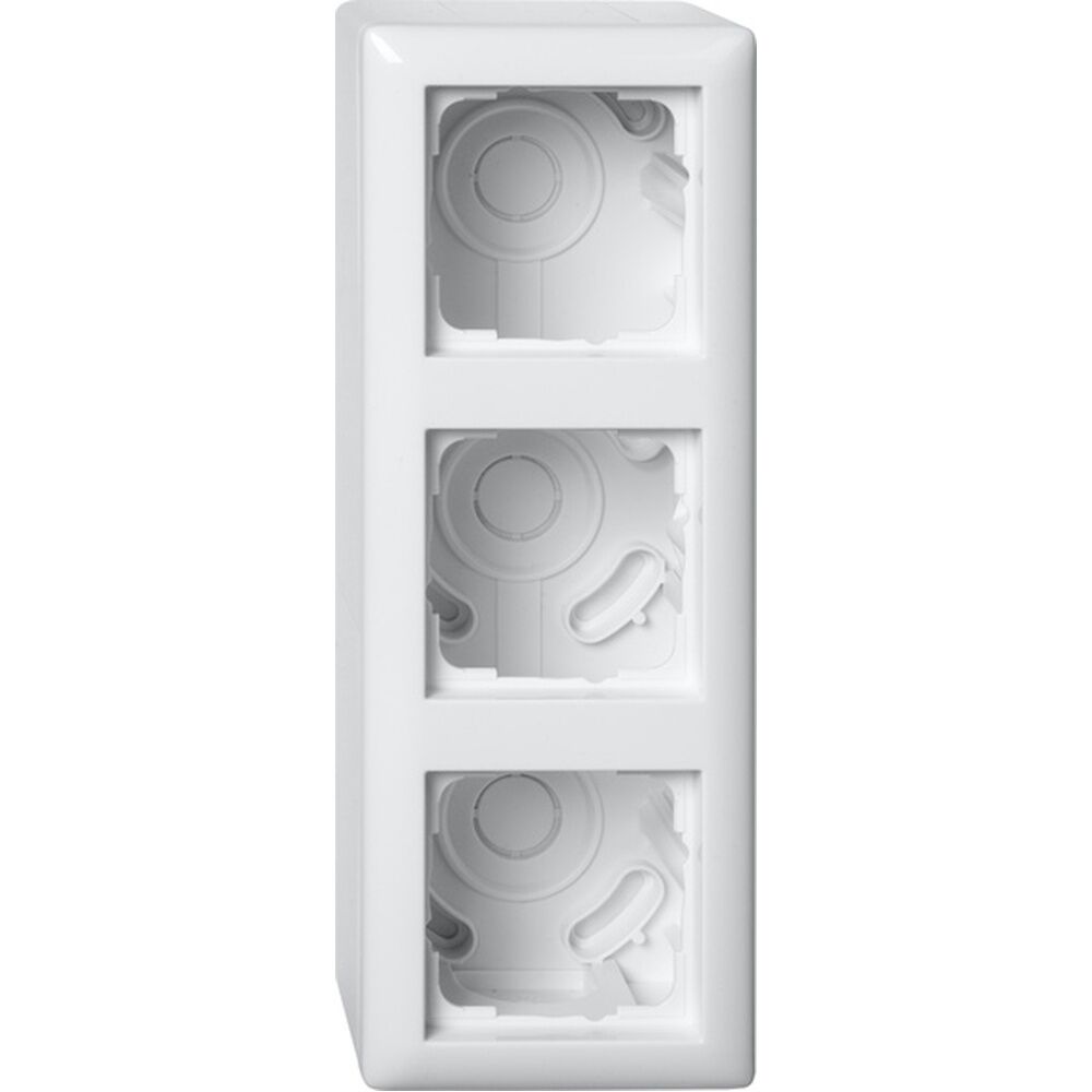 Gira AP Gehäuse 3fach u. Rahmen 106303 