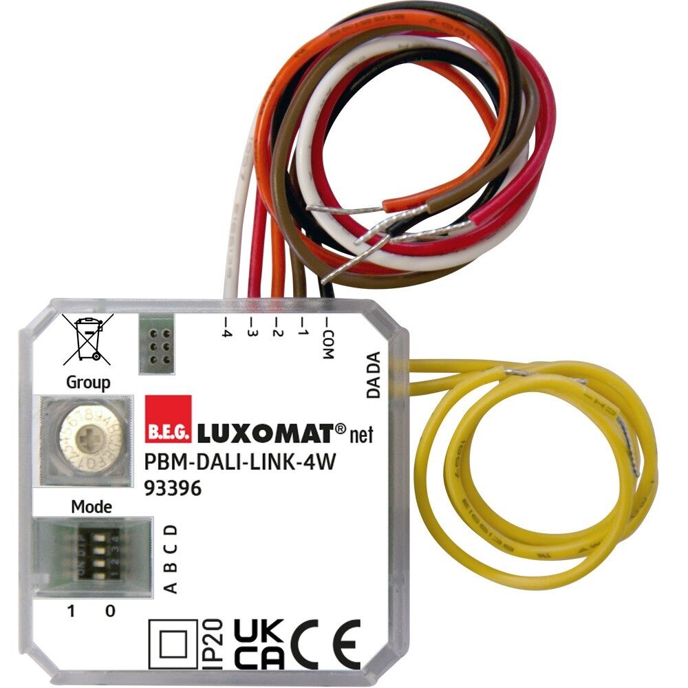 B.E.G. Brück DALI Eingabegerät 93396 Typ PBM-DALILINK-4W 