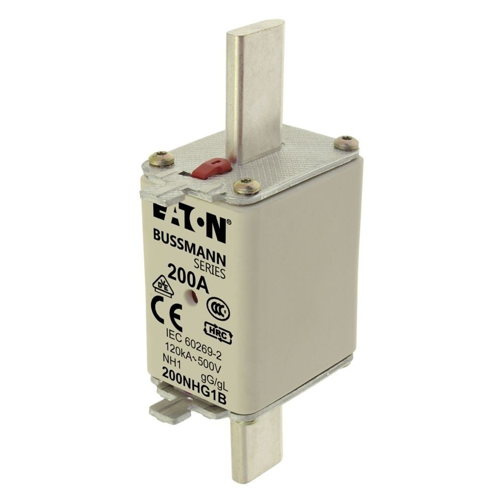 Eaton Sicherungseinsatz 200NHG1B Typ NH FUSE 200A 500V GL/GG SIZE 1 DUAL IN