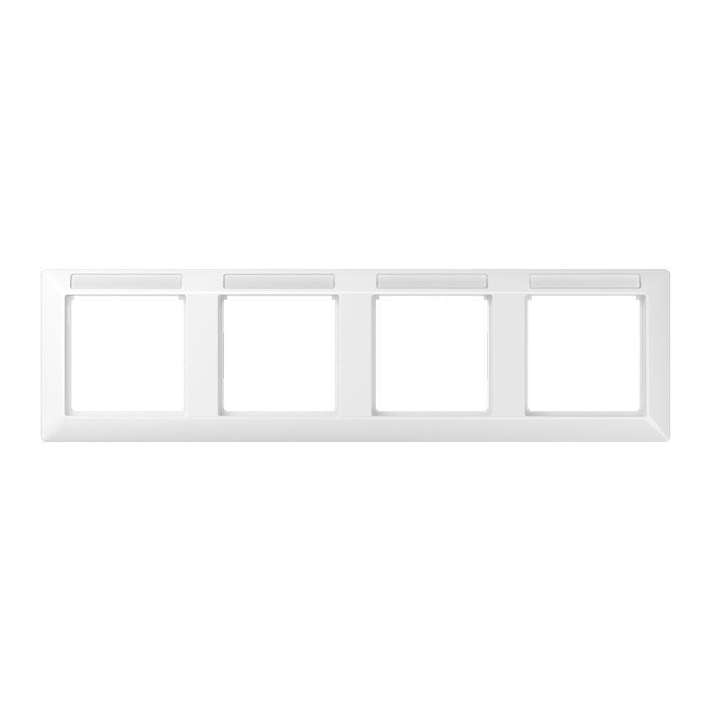 Jung Rahmen 4fach AS 5840 BF INA WW