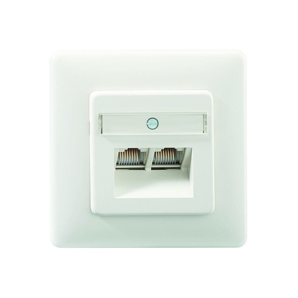 Rutenbeck Anschlussdose 13411205 Typ UAE-Cat.6A iso-8/8 U Up mK rw
