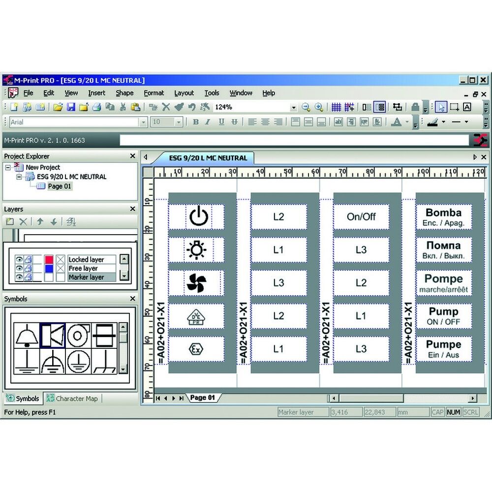 Weidmüller Beschriftungssoftware 1905490000 Typ M-PRINT PRO
