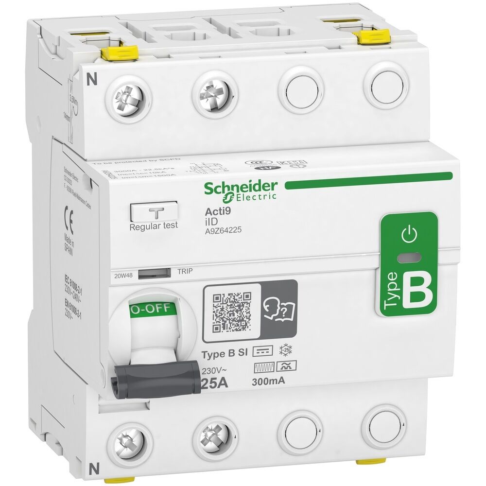 Schneider Electric Fehlerstrom Schutzschalter A9Z64225 