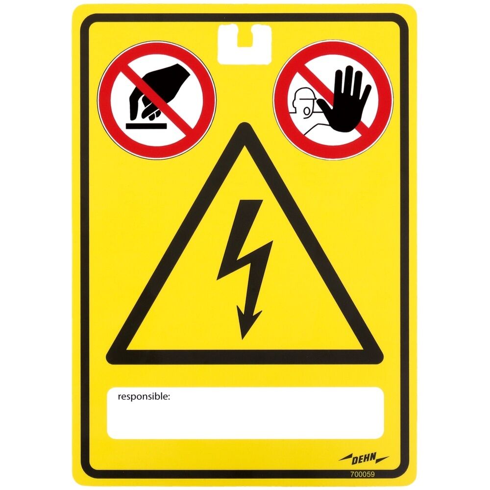 Dehn + Söhne WuH Schild 700059 Typ WHS AS BSZFUV