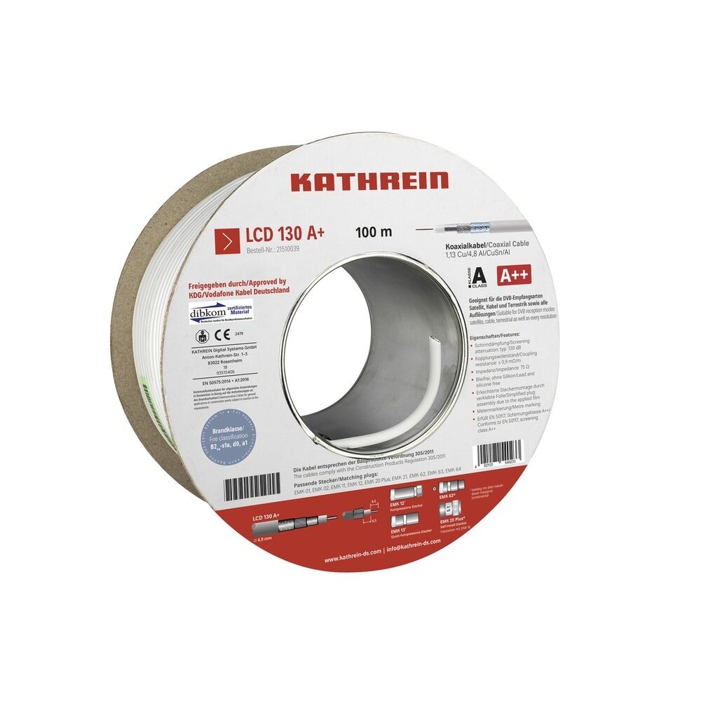 Kathrein Koaxialkabel 21510039 Typ LCD130A+