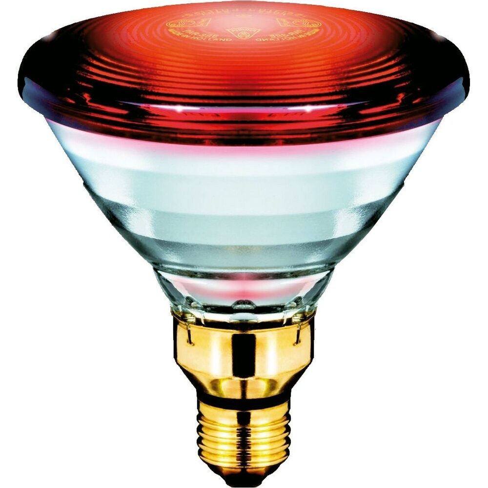 Signify Philips Infra Rot Lampen 16675398 Typ PAR38 IR 150W E27 230V Red UNP/20