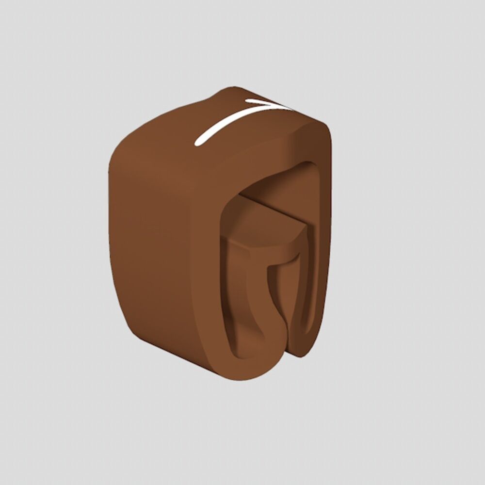 Weidmüller Kabelmarkierungssystem 0252611506 Typ CLI C 1-3 BR/WS 1 MP 