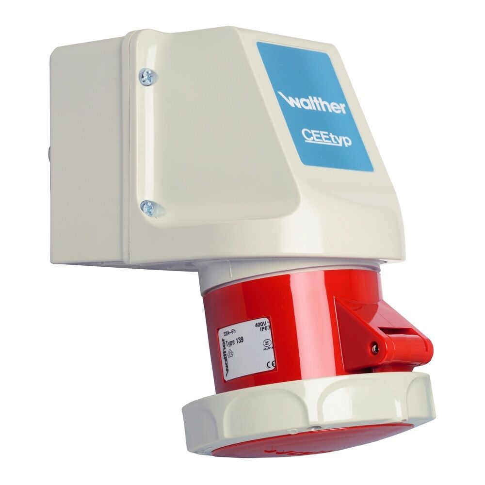 Walther-Werke Wasserdichte Wandsteckdose 139309