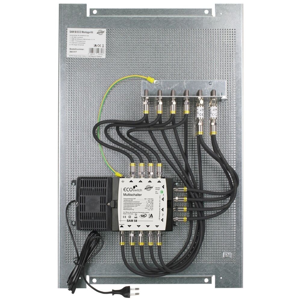 Astro Bit Vormontierter 5 in 8 Multischalter 00360517 Typ SAM 58 Montage-Kit
