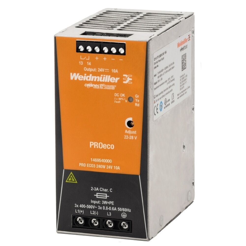 Weidmüller Stromversorgung 1469540000 Typ PRO ECO3 240W 24V 10A