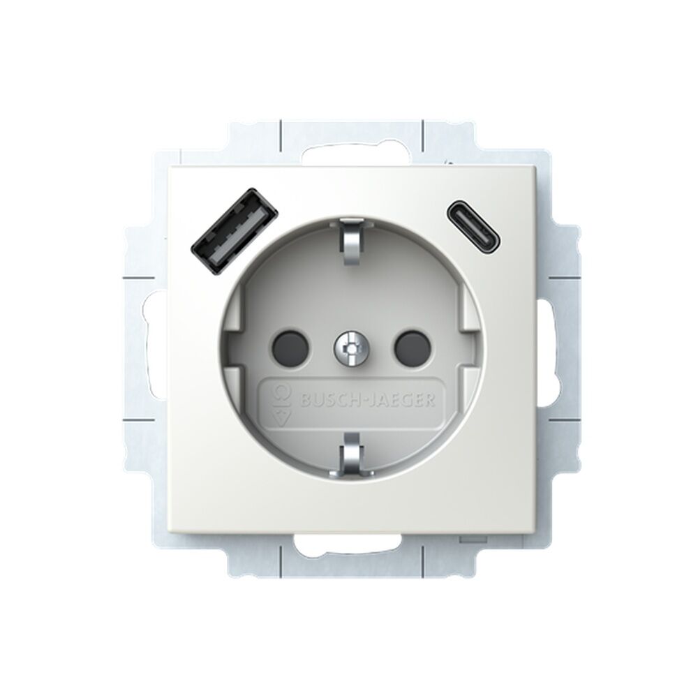 Busch-Jaeger SCHUKO Steckdose USB 20 EUCB2USBAC-914 Nr. 2CKA002011A6298