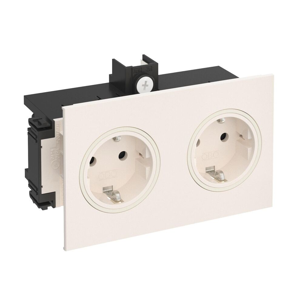 OBO Bettermann Steckdose 6121012 Typ BRK 2STD cws