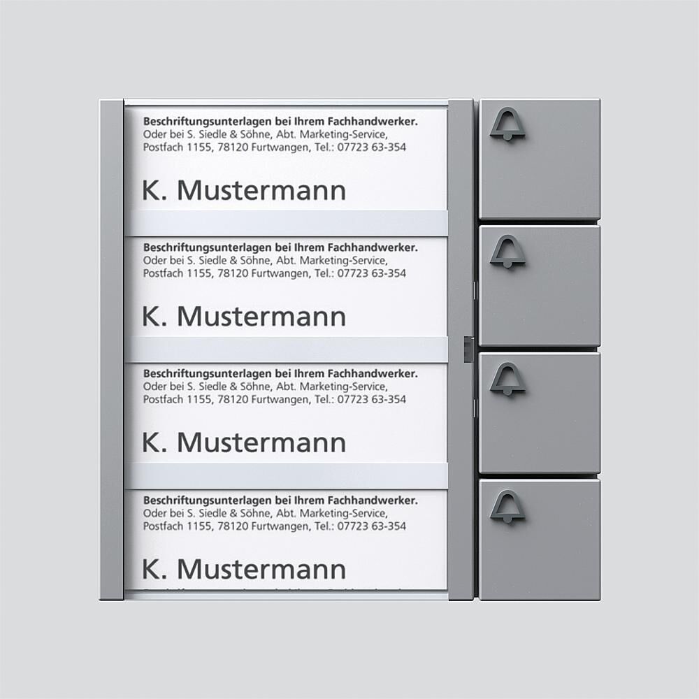 Siedle Tastenmodul 200035528-00 Typ TM 612-4 SM 