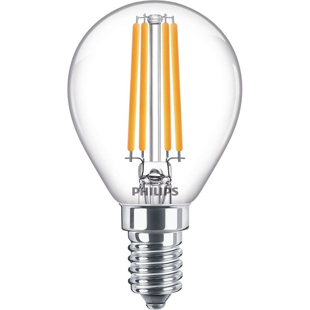 Signify Philips LED Glühfaden Kerzenlampe 34756400 Typ CorePro LEDLusterND6.5-60W P45 E14827CLG