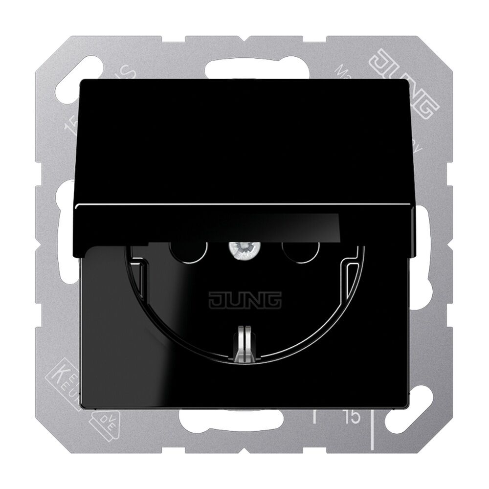 Jung Schutzkontakt Steckdose A 1520 KL SW