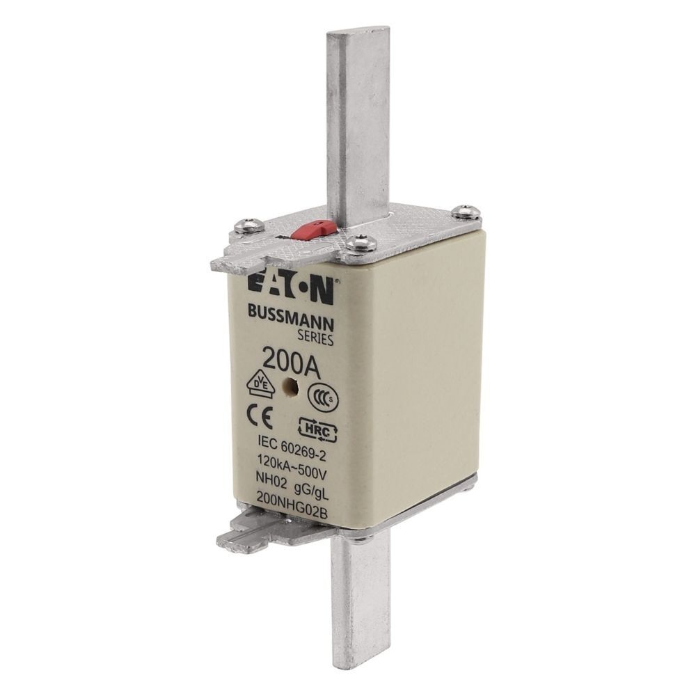 Eaton Sicherungseinsatz 200NHG02B Typ NH FUSE 200A 500V GL/GG SIZE02