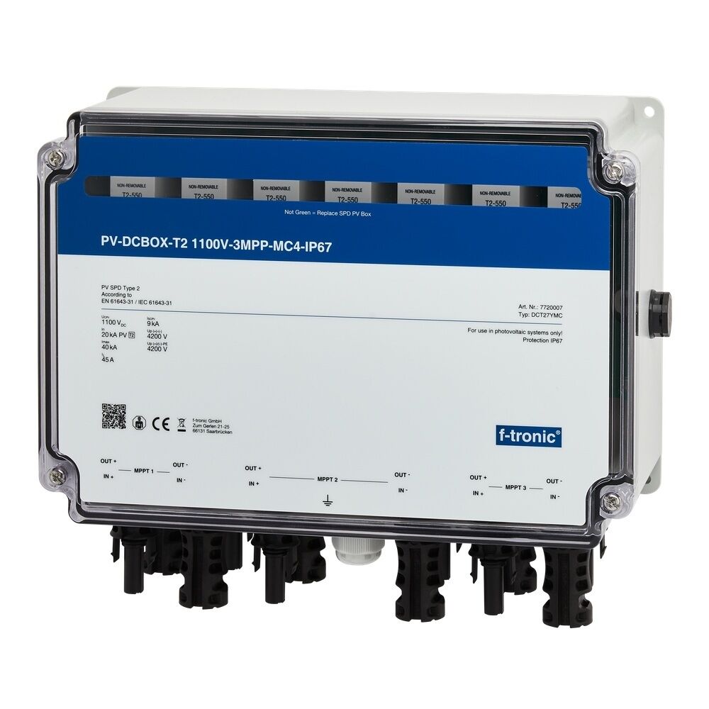 f-tronic Überspannungsschutz Anschlussbox 7720007 Typ DCT27YMC