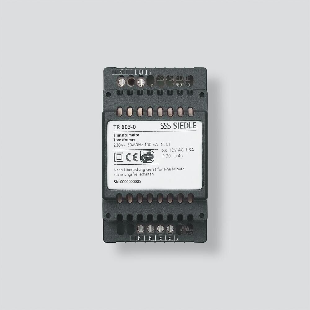 Siedle Transformator 200035160-00 Typ TR 603-0