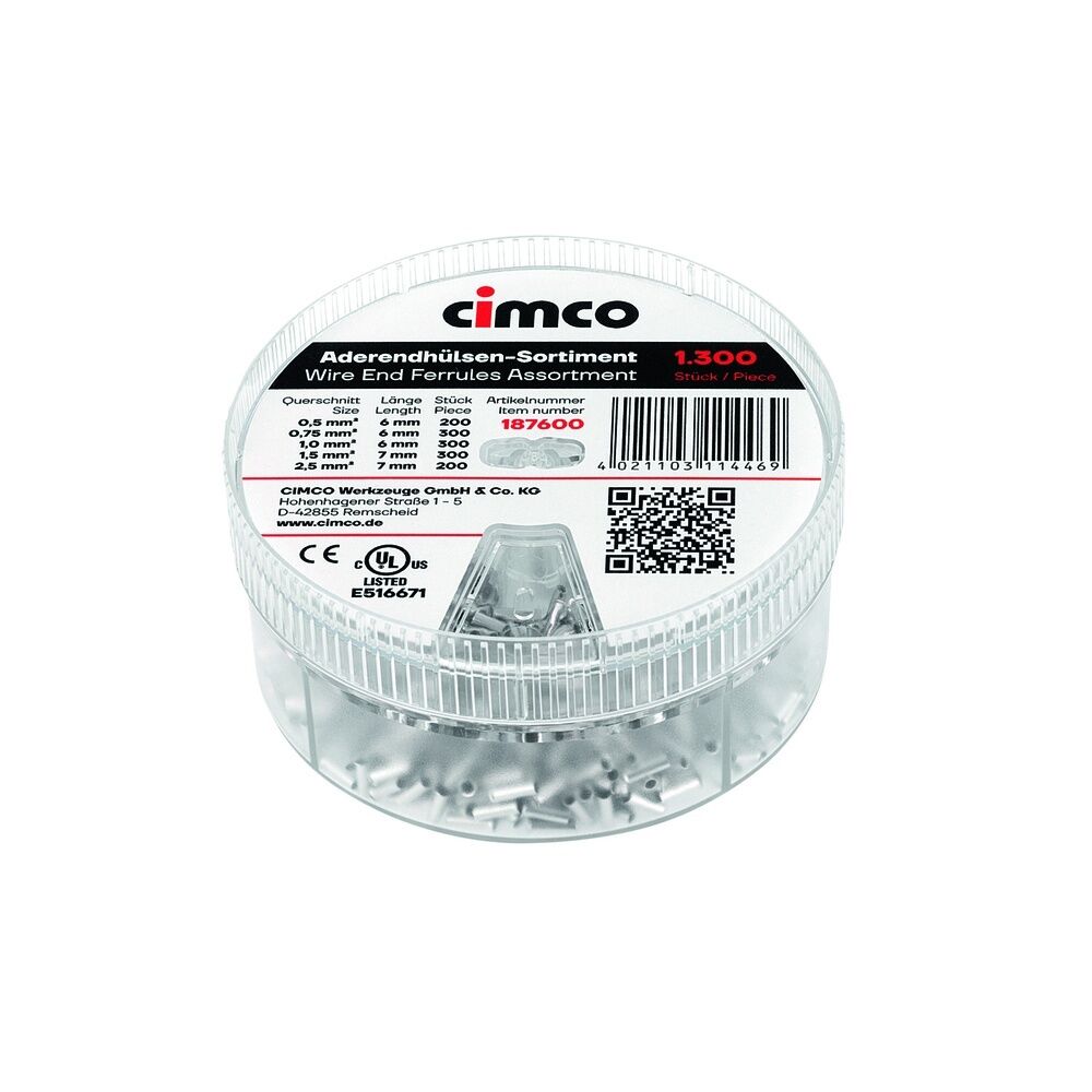 Cimco Aderendhülsen Streudose 187600