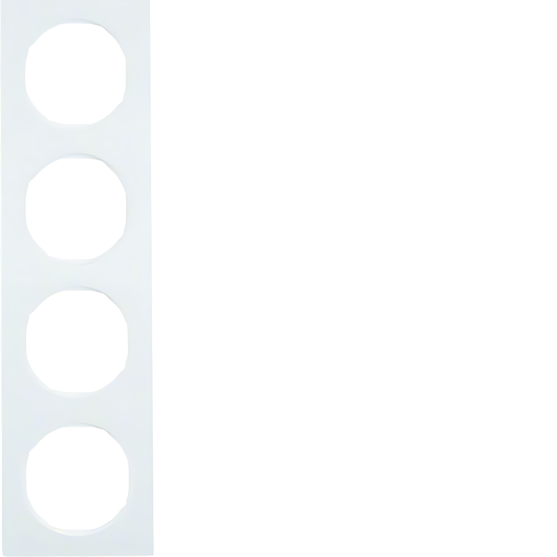 Berker 4fach Rahmen 10142289 