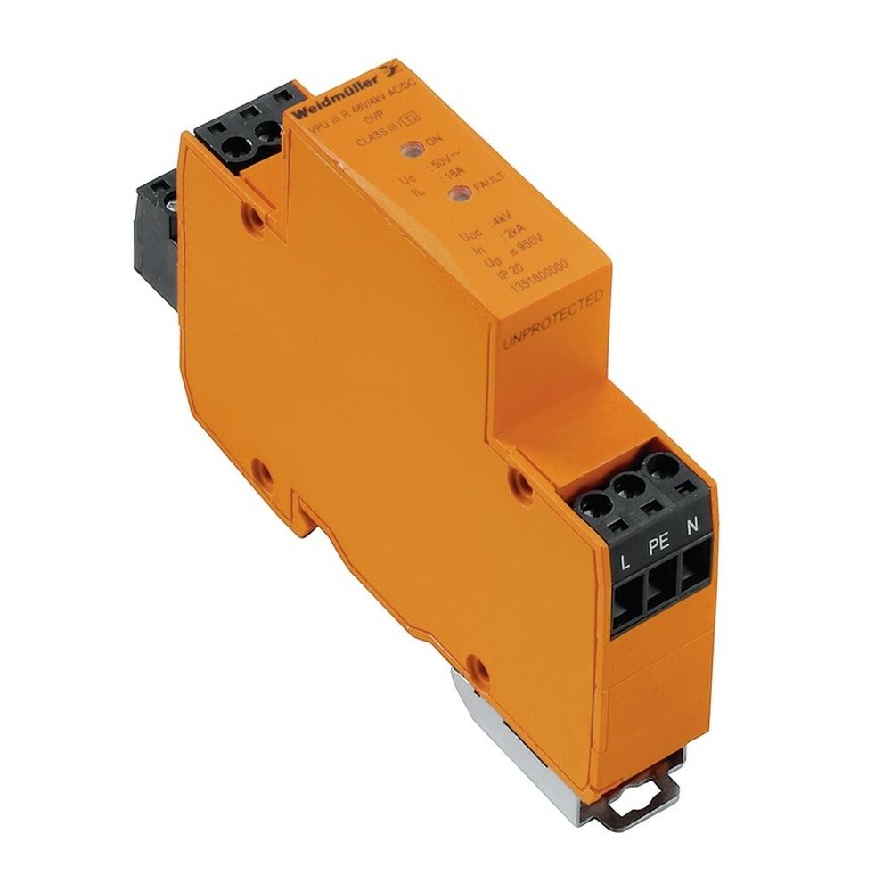 Weidmüller Überspannungsableiter 1351600000 Typ VPU III R 48V/4KV AC/DC