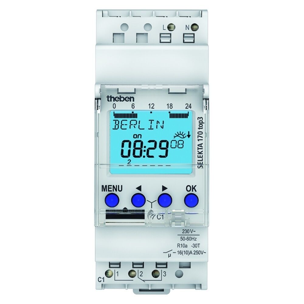 Theben Zeitschaltuhr 1700130 Typ SELEKTA 170 top3 