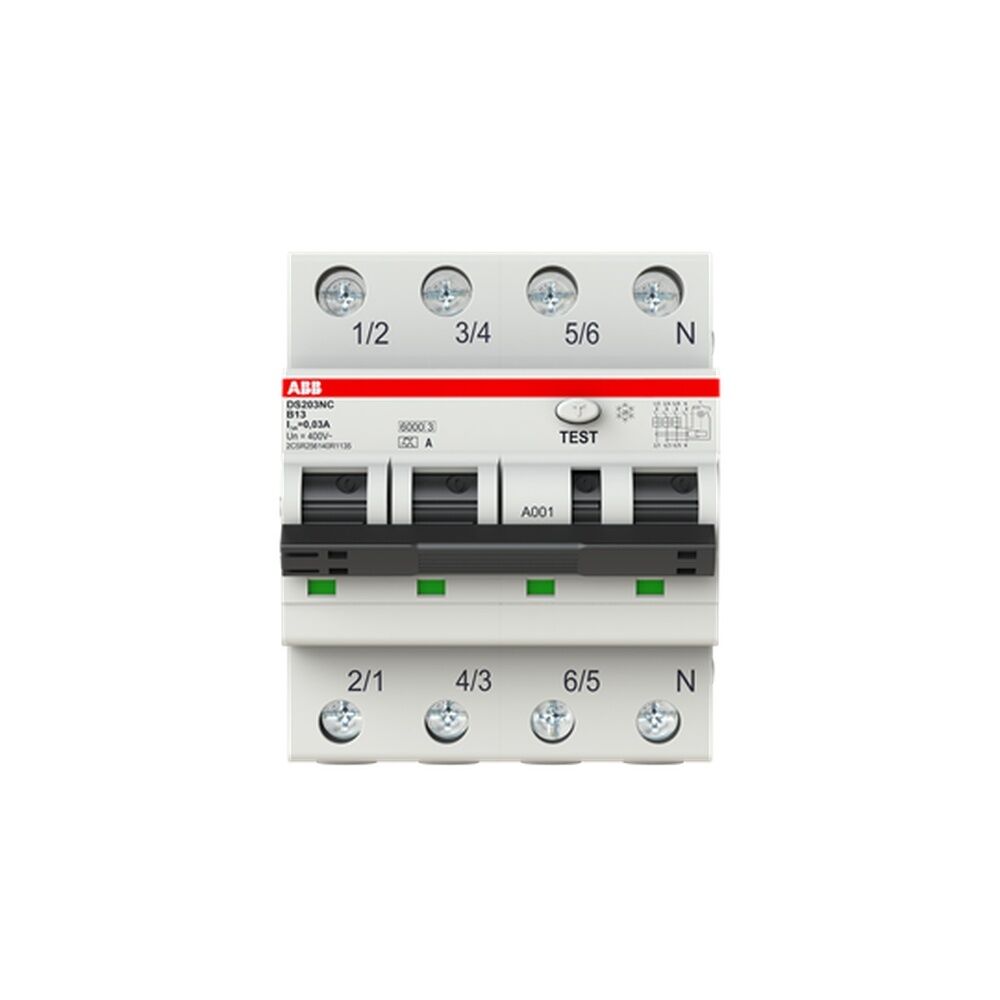 ABB Kombination FI Schalter Leitungsschutzschalter 2CSR256140R1135 Typ DS203NCA-B13/0,03