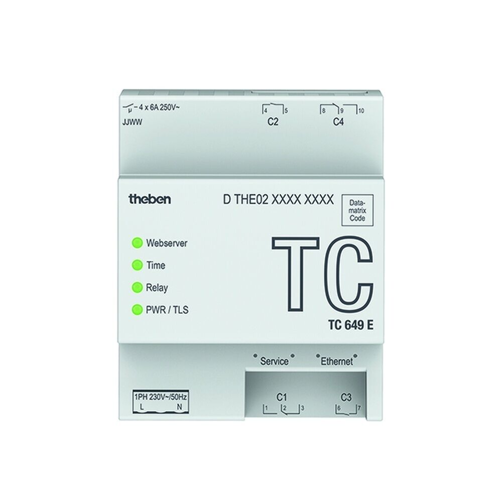 Theben LAN Zeitschaltuhr 6490130 Typ TC 649 E