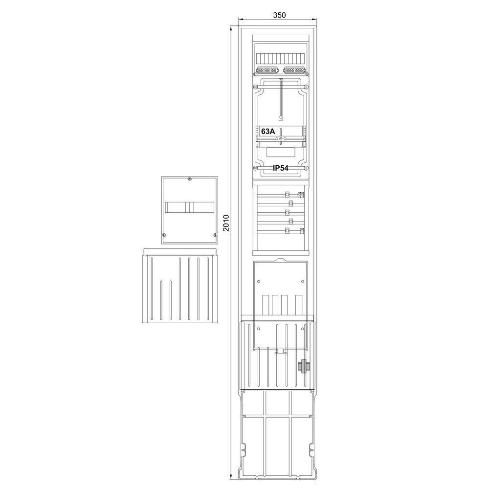 f-tronic Anschlusssäule ZSA2011ZKHAKHG Nr. 7160101