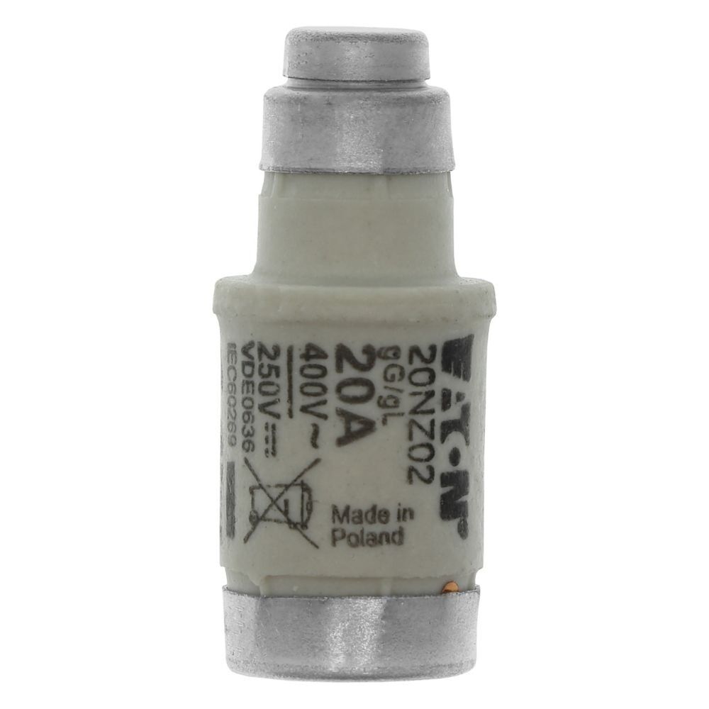 Eaton Sicherungseinsatz 20NZ02 Typ FUSE-D02 20A T GL/GG 400VAC E18 