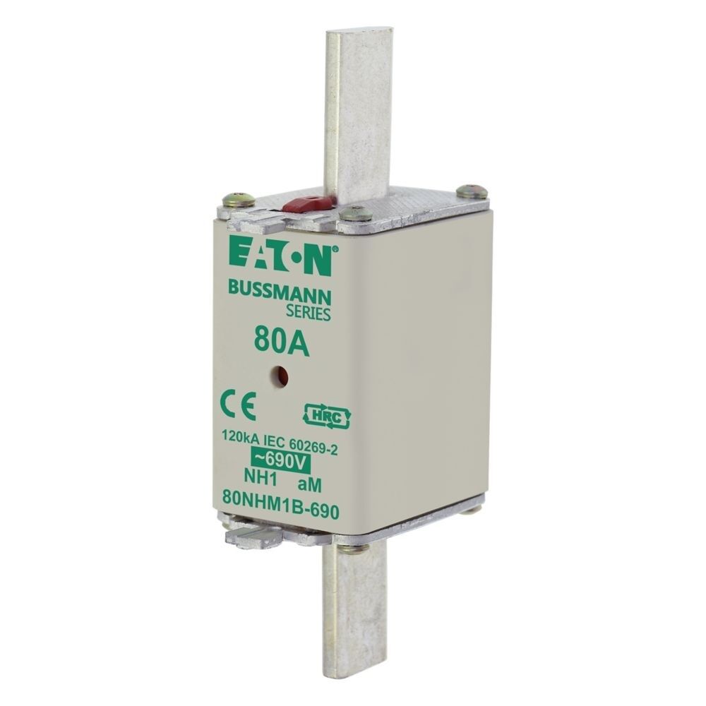 Eaton Sicherungseinsatz 80NHM1B-690 Typ NH FUSE 80AMP 690V aM SIZE 1