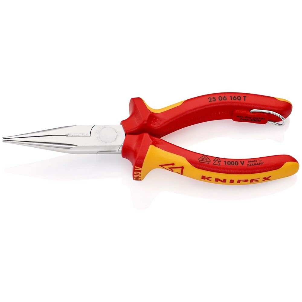 Knipex Flachrundzange 25 06 160 T 